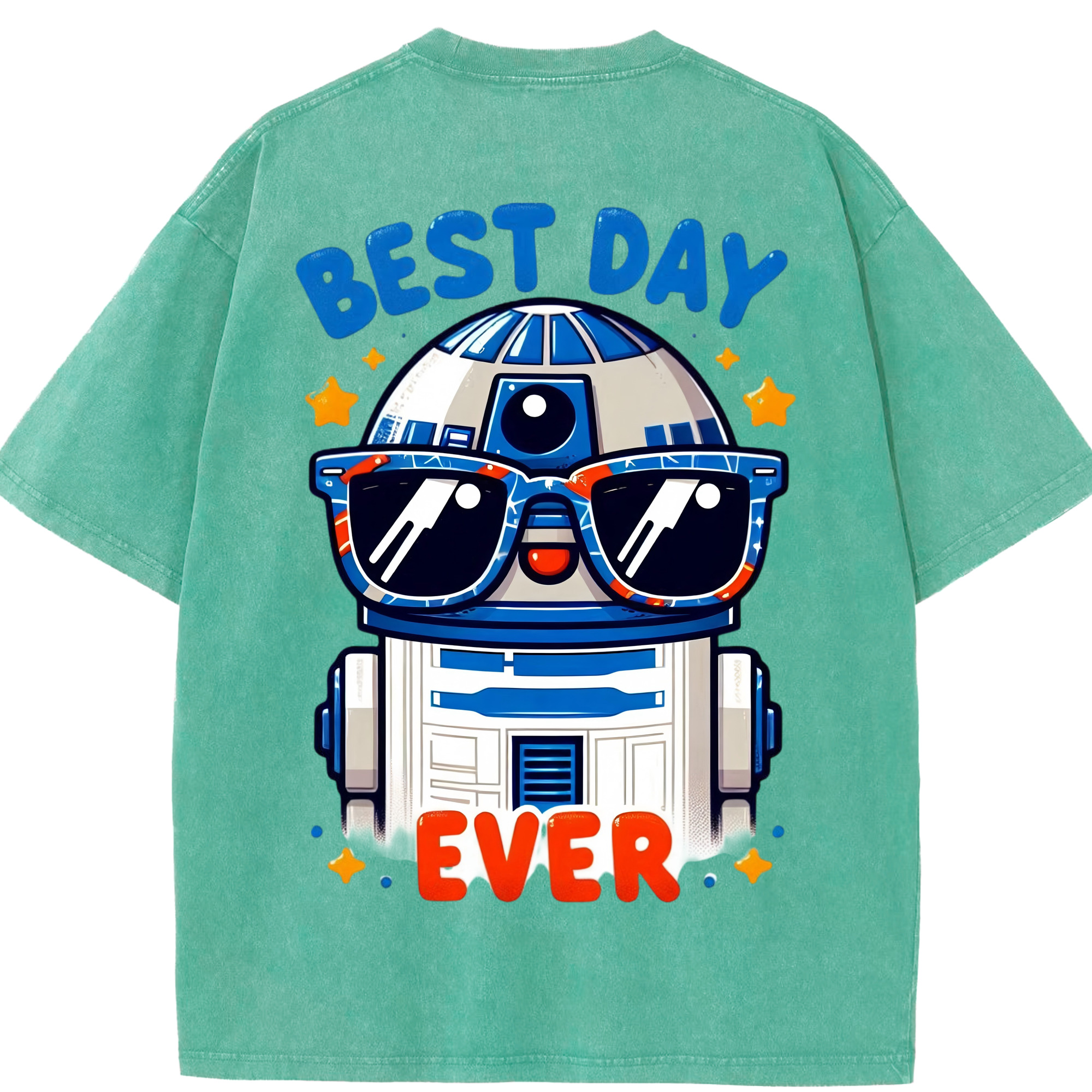 （画像用） スター・ウォーズ Star Wars 綿100% ヴィンテージ風 半袖Tシャツ（背面プリント）